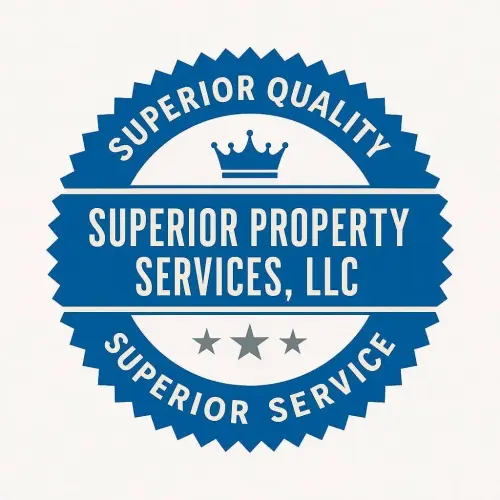 Blue badge logo for Superior Property Services, LLC.